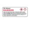 Nevs GHS Label - 70% Ethanol Danger 1-1/8" x 3" GHS-0011 - alternate 1